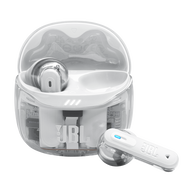 JBL Tune Flex 2 Ghost Edition - Ghost White - True Wireless Noise Cancelling Earbuds - Hero